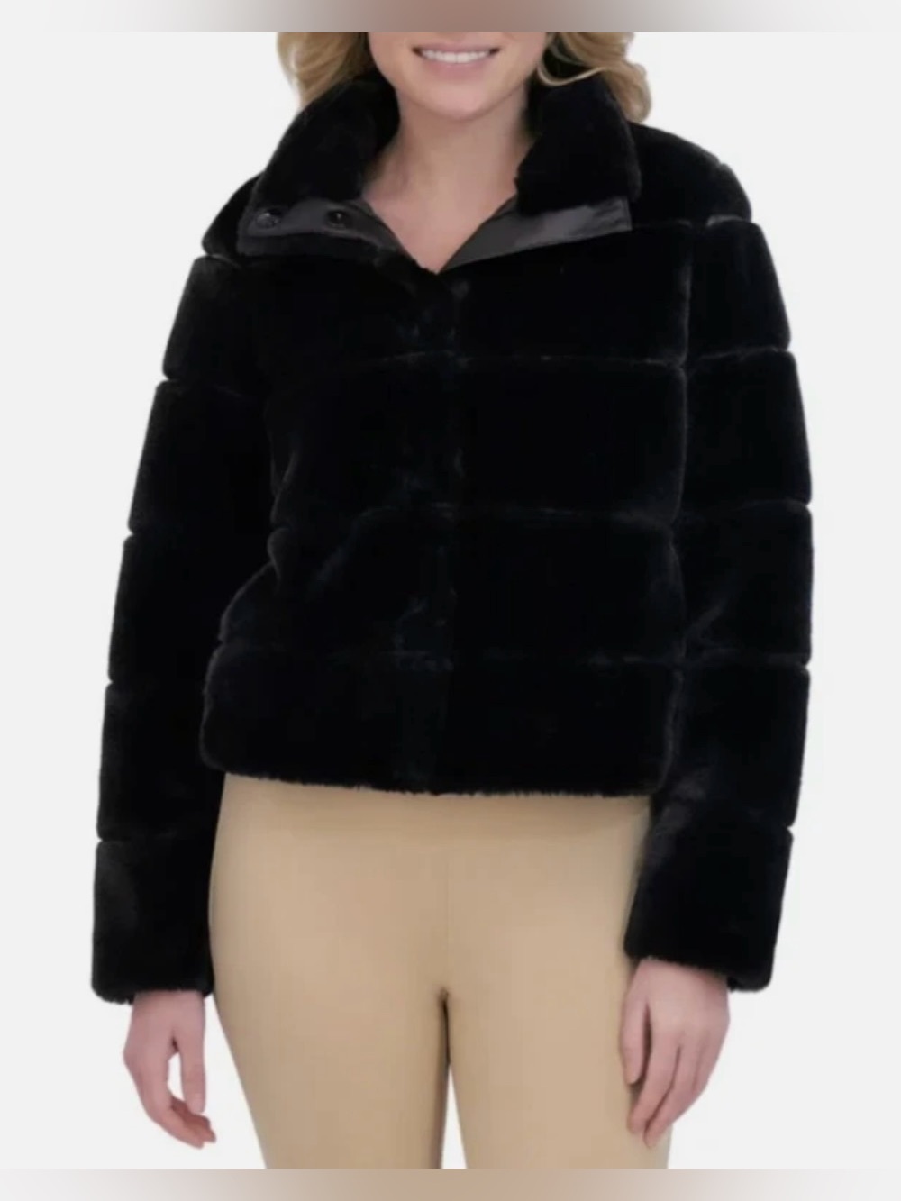 Karl Lagerfeld black faux fur coat: one of a kind prototype sample - Picture 10 of 10